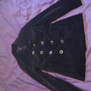 Black Velvet Winter Jacket